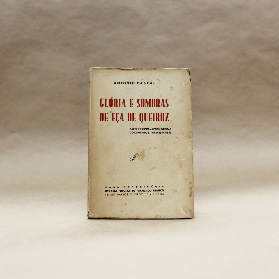 eca-queiroz-gloria-sombra-antonio-cabral-livros-usados